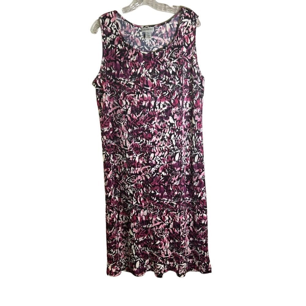 CATHERINE'S Sleeveless Multicolor Bohemian Floral Gauzy Dress Size OX (XL)